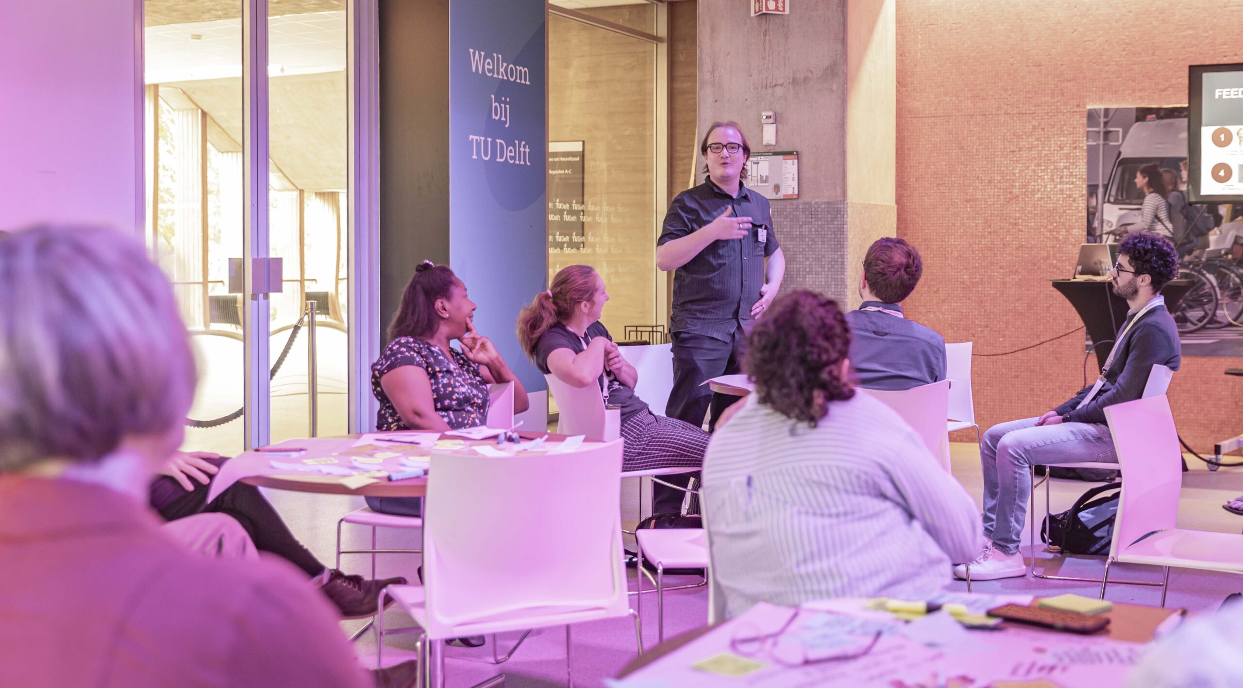 A world café discussion at the CS4Water Conference 2025 in Delft