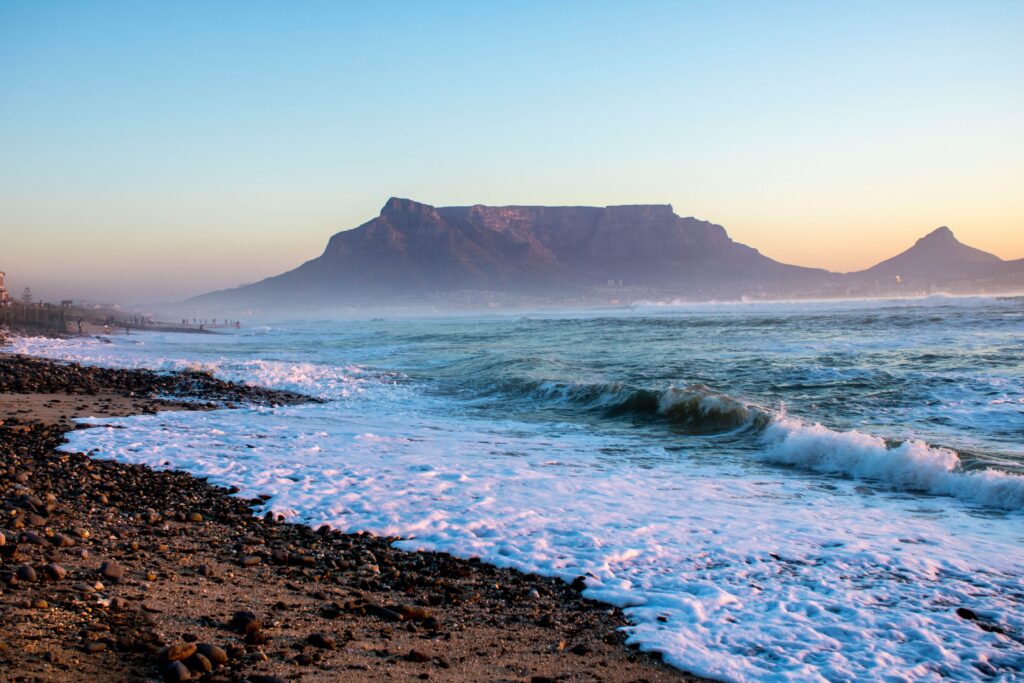 Table Mountain and the Cape Town coastline